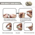 Auto si Moto - Reparatii si depanare - Scule auto - Scule si truse auto - Set 70 capse de reparare a acoperisului auto, Compatibil cu BMW/VW/Audi/Opel, Bej - Infinity.ro