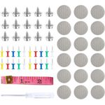 Auto si Moto - Reparatii si depanare - Scule auto - Scule si truse auto - Kit 90 capse, pentru reparatia plafonului auto, compatibil audi, opel, bmw, vw, usor de instalat, - Infinity.ro