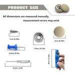 Auto si Moto - Reparatii si depanare - Scule auto - Scule si truse auto - Set 70 capse de reparare a acoperisului auto, Compatibil cu BMW/VW/Audi/Opel, Bej - Infinity.ro