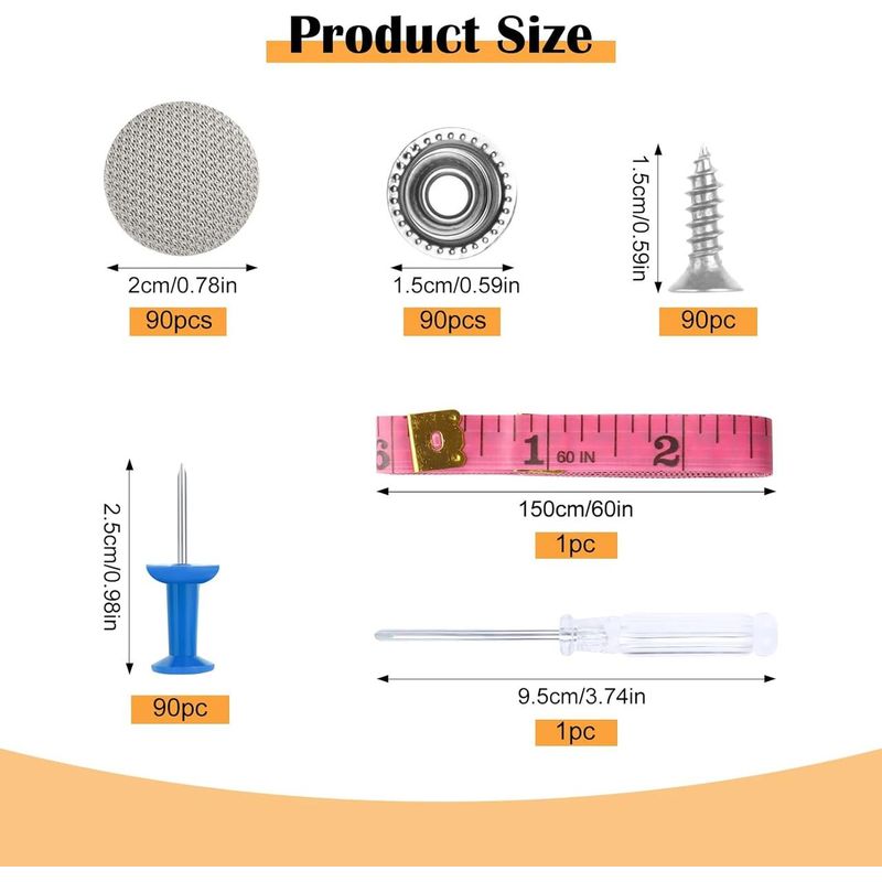 Auto si Moto - Reparatii si depanare - Scule auto - Scule si truse auto - Kit 90 capse, pentru reparatia plafonului auto, compatibil audi, opel, bmw, vw, usor de instalat, - Infinity.ro