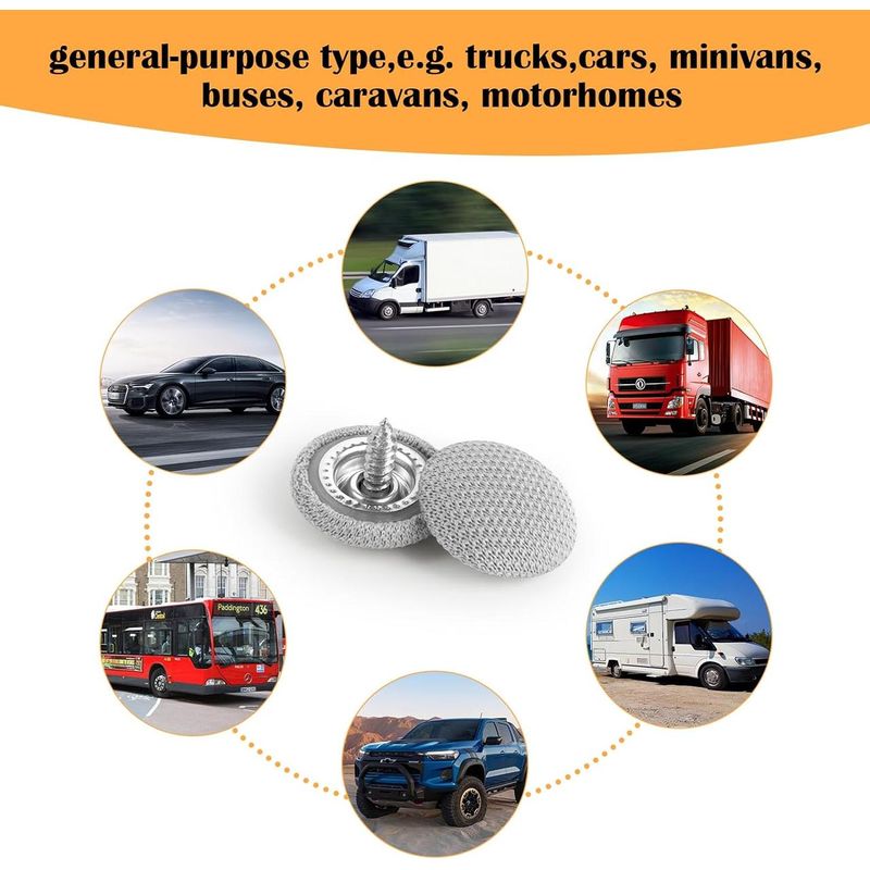 Auto si Moto - Reparatii si depanare - Scule auto - Scule si truse auto - Kit 90 capse, pentru reparatia plafonului auto, compatibil audi, opel, bmw, vw, usor de instalat, - Infinity.ro