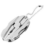 Fashion, accesorii si bijuterii - Barbati - Accesorii barbati - Alte accesorii barbati - Breloc multifunctional, 5in1, Metal, Argintiu - Infinity.ro