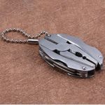 Fashion, accesorii si bijuterii - Barbati - Accesorii barbati - Alte accesorii barbati - Breloc multifunctional, 5in1, Metal, Argintiu - Infinity.ro