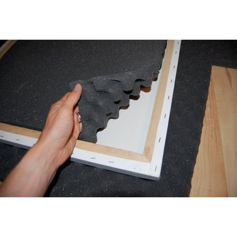 Casa si Gradina - Constructii - Termoizolatii - Termoizolatii si accesorii - Burete acustic & izolator fonic pentru Studio, Club, Bar, Restaurant, Birouri, Locuinte, Boxe si incinte, 100x100x3cm - Infinity.ro