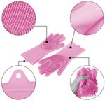 Casa si Gradina - Textile si covoare - Textile bucatarie - Manusi bucatarie - Manusi de silicon Timeless Tools, pentru spalat vase, curatare, Roz - Infinity.ro
