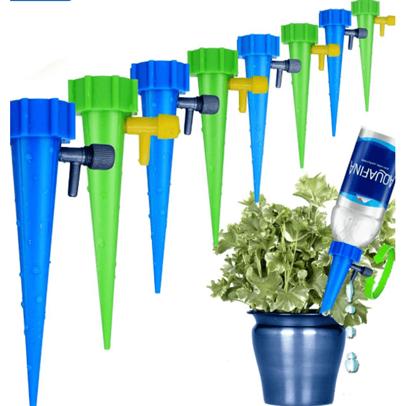 Casa si Gradina - Gradinarit si plante - Instalatii si accesorii pentru irigatii - Accesorii irigare - Set Picuratoare cu valva pentru irigare, 12 bucati - Infinity.ro