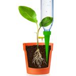 Casa si Gradina - Gradinarit si plante - Instalatii si accesorii pentru irigatii - Accesorii irigare - Set picuratoare cu valva pentru irigare plante, albastru si verde - 10 buc - Infinity.ro