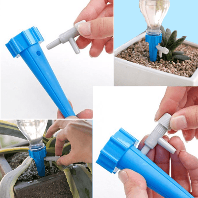 Casa si Gradina - Gradinarit si plante - Instalatii si accesorii pentru irigatii - Accesorii irigare - Set Picuratoare cu valva pentru irigare, 12 bucati - Infinity.ro
