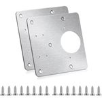 Casa si Gradina - Mobilier - Feronerie si accesorii mobila - Kit placa reparatie balama mobila, otel, 35 mm, set 8 buc - Infinity.ro