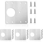 Casa si Gradina - Mobilier - Feronerie si accesorii mobila - Set 4 accesorii pentru balama, Inox, Argintiu - Infinity.ro