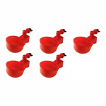 Casa si Gradina - Gradinarit si plante - Produse zootehnice - Adapatoare animale - Set 5 adapatoare automate pentru pasari de curte, gaini, rate, gaste si curca, Rosu - Infinity.ro