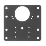 Casa si Gradina - Mobilier - Feronerie si accesorii mobila - Placa perforata plata, pentru reparatii dulap, metal, 90 x 90 mm, set 4 bucati - Infinity.ro