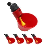 Casa si Gradina - Gradinarit si plante - Produse zootehnice - Adapatoare animale - Set 5 adapatoare automate pentru pasari de curte precum gaini, rate, gaste si curca, rosu, 30 ml - Infinity.ro