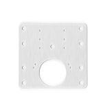 Casa si Gradina - Mobilier - Feronerie si accesorii mobila - Set 4 elemente de reparare a balamalei, argintiu, inox, cu suruburi - Infinity.ro