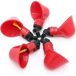 Casa si Gradina - Gradinarit si plante - Produse zootehnice - Adapatoare animale - Set 10 adapatoare automate pentru pasari, Plastic, 8.5 x 4.9 x 4.5cm, Rosu - Infinity.ro