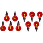 Casa si Gradina - Gradinarit si plante - Produse zootehnice - Adapatoare animale - Set 10 dozatoare adapatoare apa pentru pasari, Plastic, Automat, Rosu, MyStyle - Infinity.ro