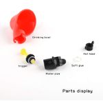 Casa si Gradina - Gradinarit si plante - Produse zootehnice - Adapatoare animale - Set de 10 Adapatoare automata pasari, Cafuneplus, gaini, cu Spiral de Gaurire, Plastic, Rosu - Infinity.ro