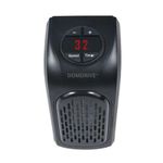 Electronice si Electrocasnice - Climatizare si sisteme de incalzire - Aparate incalzire aer - Aeroterme - Aeroterma Electrica Portabila DOMDRIVE, Putere 400W, Economica, cu Display LCD si Timer, Negru - Infinity.ro