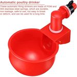 Casa si Gradina - Gradinarit si plante - Produse zootehnice - Adapatoare animale - Set 4 adapatoare automate pentru pasari, Plastic, 10.5 x 6.5 x 4 cm, Rosu - Infinity.ro