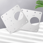 Casa si Gradina - Mobilier - Feronerie si accesorii mobila - Set 4 elemente de reparare a balamalei, argintiu, inox, cu suruburi - Infinity.ro