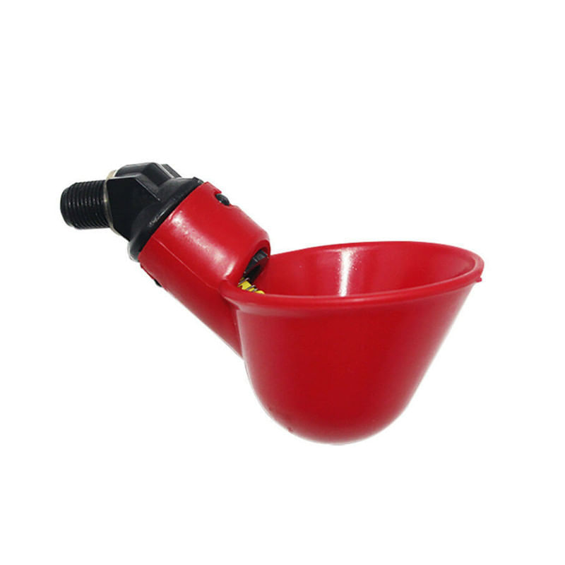 Casa si Gradina - Gradinarit si plante - Produse zootehnice - Adapatoare animale - Set 10 dozatoare adapatoare apa pentru pasari, Plastic, Automat, Rosu - Infinity.ro