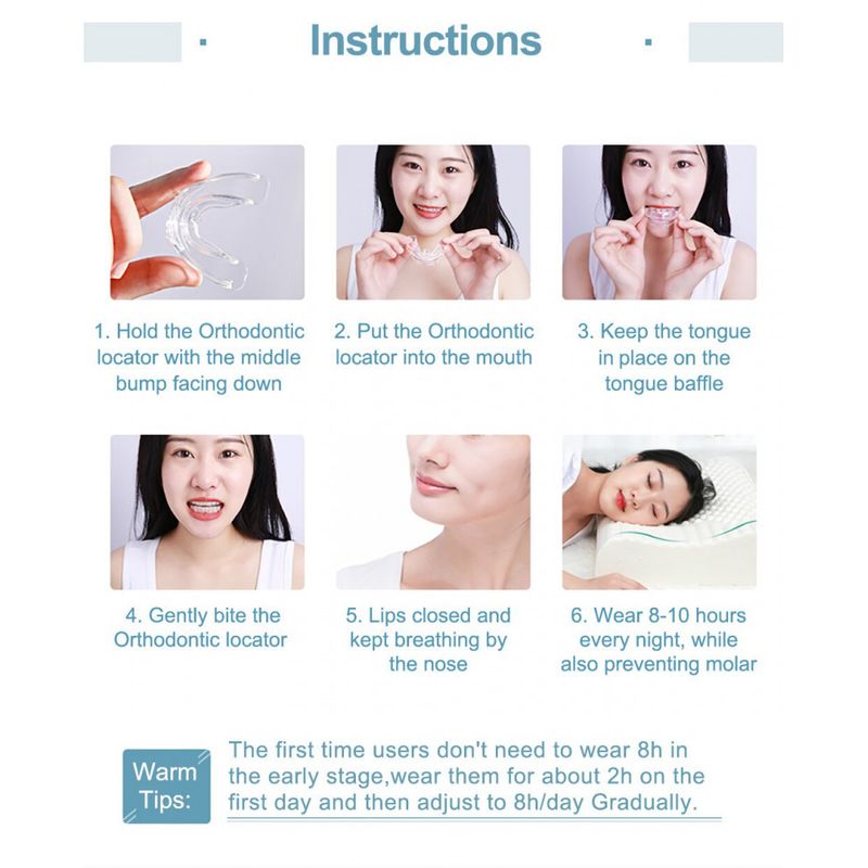 Ingrijire personala si Cosmetice - Igiena dentara - Rezerve si accesorii - Aparat ortodontic mobil tip gutiera din silicon semi dur, pentru copii si adulti,  trainer - Infinity.ro