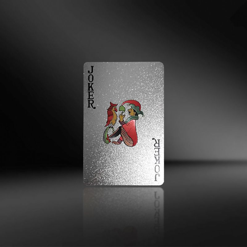 Jucarii, Copii si Bebe - Jucarii si jocuri - Jocuri si puzzle - Jocuri de societate - Carti de joc Silver Casino Poker, aspect Dolar $ - Infinity.ro