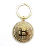 Fashion, accesorii si bijuterii - Barbati - Accesorii barbati - Alte accesorii barbati - Breloc Bitcoin Auriu - Infinity.ro