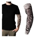 Ingrijire personala si Cosmetice - Ingrijire personala - Ingrijire corp - Tatuaje temporare - Maneca tatuaj temporar, print 3D, cu protectie solara pentru brate, marime universala, unisex, Model Demon - Infinity.ro
