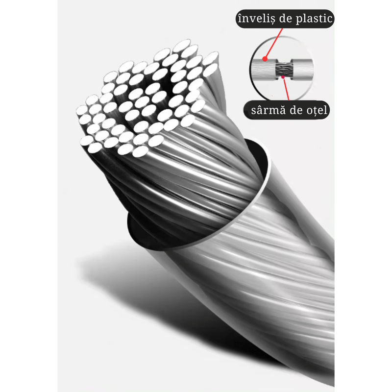 Market - Spalare si intretinere rufe - Uscatoare de rufe si accesorii - Uscator de rufe retractabil, montare pe perete, lungime 4.2m, sustine 20kg, Alb - Infinity.ro