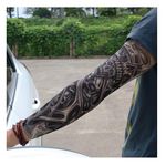 Ingrijire personala si Cosmetice - Ingrijire personala - Ingrijire corp - Tatuaje temporare - Maneca tatuaj temporar, print 3D, cu protectie solara pentru brate, marime universala, unisex, Model Demon - Infinity.ro