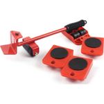 Casa si Gradina - Constructii - Depozitare, transport si protectie - Echipamente pentru transport si ridicat - Sistem de transport mobila, Pentru incarcare, Capacitate 150 kg, Rosu, Negru - Infinity.ro