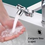 Casa si Gradina - Sanitare - Instalatii hidro - Robineti - Extensie rotativa robinet cu aerator cu 3 articulatii, si accesorii de montare - Infinity.ro