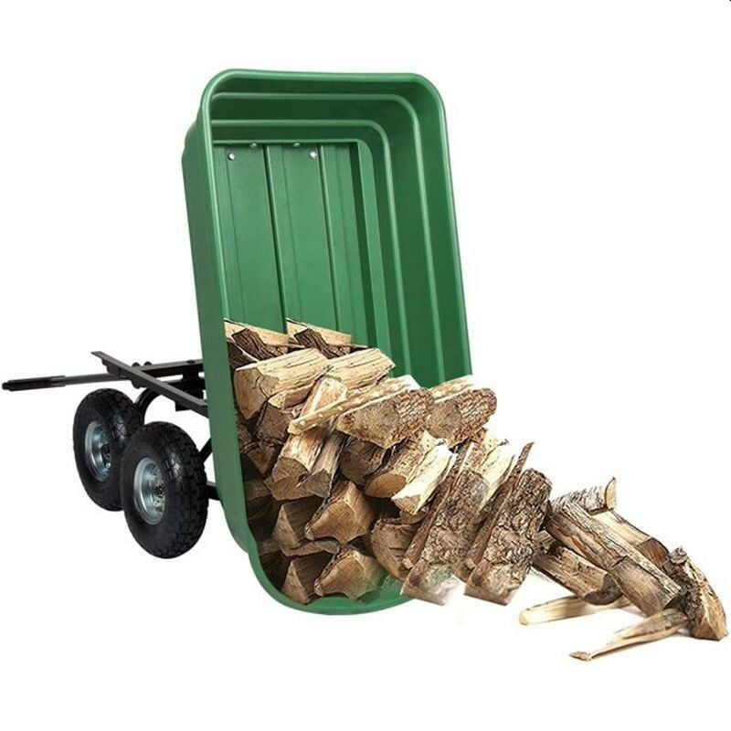 Casa si Gradina - Constructii - Depozitare, transport si protectie - Echipamente pentru transport si ridicat - Carucior de gradina, sarcina maxima 300 kg, cupa rabatabila, maner lung cu burete antiderapant, - Infinity.ro