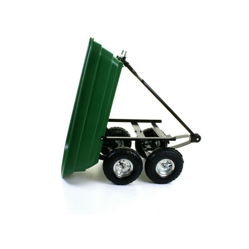 Casa si Gradina - Constructii - Depozitare, transport si protectie - Echipamente pentru transport si ridicat - Carucior de gradina, sarcina maxima 300 kg, cupa rabatabila, maner lung cu burete antiderapant, - Infinity.ro