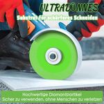 Casa si Gradina - Constructii - Scule electrice si accesorii - Accesorii fierastraie electrice - Set 3 discuri de taiat sticla, diamantate, ultra-subtiri, pentru polizor unghiular, multicolor - Infinity.ro