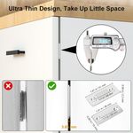 Casa si Gradina - Mobilier - Feronerie si accesorii mobila - Set de 4 inchizatoare magnetice slim, cu suruburi incluse pentru usi si sertare, pentru usa dulap, Argintiu, - Infinity.ro