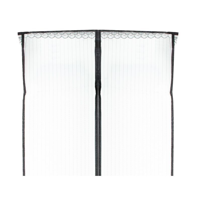 Casa si Gradina - Constructii - Ferestre si accesorii - Accesorii ferestre - Plasa de tantari magnetica iMK, neagra, pentru usa 85X210CM - Infinity.ro