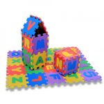 Jucarii, Copii si Bebe - Jucarii si jocuri - Jocuri si puzzle - Puzzle - Covor din Burete Tip Puzzle, Educational, Dezvolta coordonarea Mana-Ochi, Creativitatea, Multicolor - Infinity.ro