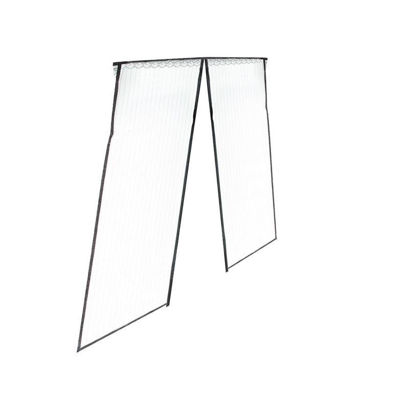 Casa si Gradina - Constructii - Ferestre si accesorii - Accesorii ferestre - Plasa de tantari magnetica iMK, neagra, pentru usa 85X210CM - Infinity.ro
