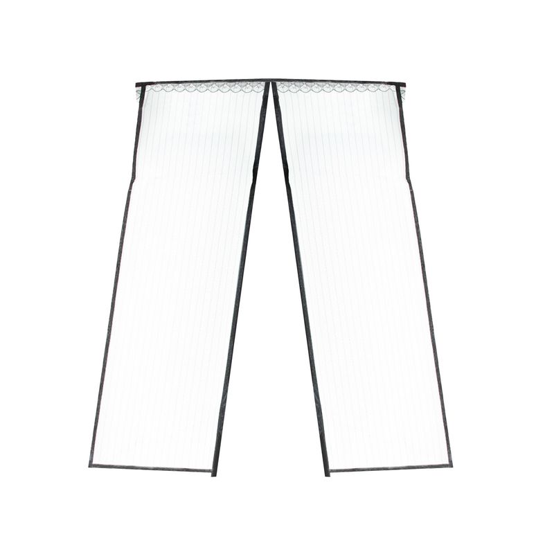 Casa si Gradina - Constructii - Ferestre si accesorii - Accesorii ferestre - Plasa de tantari magnetica iMK, neagra, pentru usa 85X210CM - Infinity.ro