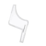 Ingrijire personala si Cosmetice - Ingrijire personala - Ingrijire par - Perii de par si piepteni - Pieptene Contur Barba & Mustata MyStyle PRO / Sablon pentru Barba & Mustata ca la Salon - Transparent - Infinity.ro