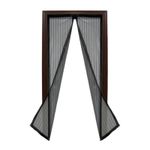 Casa si Gradina - Constructii - Ferestre si accesorii - Accesorii ferestre - Plasa insecte cu inchidere magnetica, 220 x 100 cm, Negru - Infinity.ro