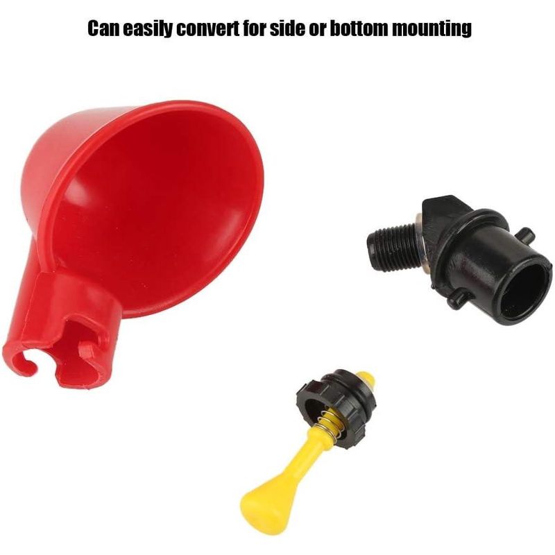 Casa si Gradina - Gradinarit si plante - Produse zootehnice - Adapatoare animale - Set 10 dozatoare apa pentru animale, Plastic, Automat, Rosu - Infinity.ro