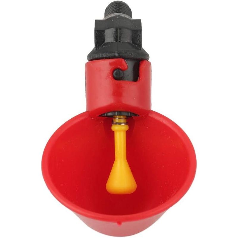 Casa si Gradina - Gradinarit si plante - Produse zootehnice - Adapatoare animale - Set 10 dozatoare apa pentru animale, Plastic, Automat, Rosu - Infinity.ro