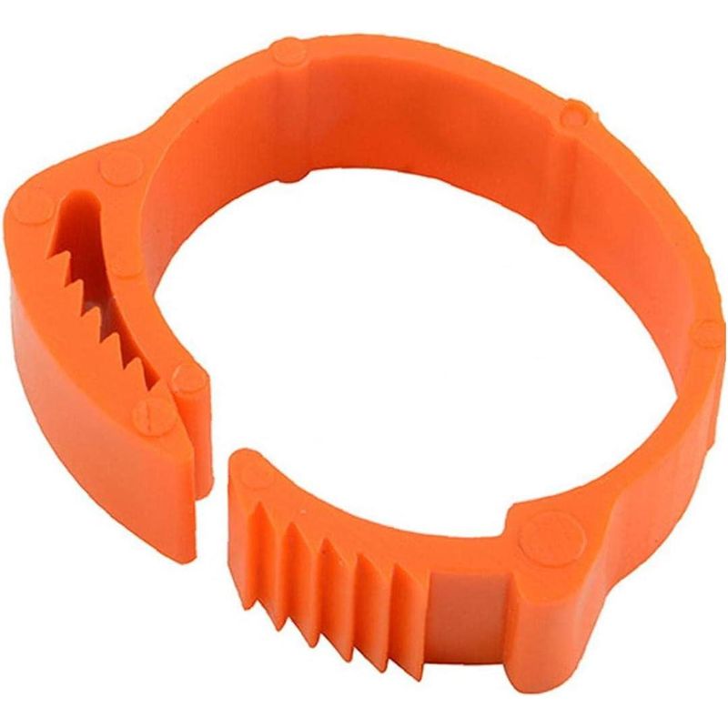 Petshop - Articole imbracaminte - Incaltaminte animale - Set 100 inele ajustabile pentru pasari, Plastic, Portocaliu - Infinity.ro
