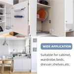 Casa si Gradina - Mobilier - Feronerie si accesorii mobila - Set 4 hinged cabinet repair plate, inox, 90 x 90 mm, Argintiu - Infinity.ro