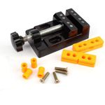 Casa si Gradina - Constructii - Scule electrice si accesorii - Menghine si cleme fixare - Set mini menghina, Aluminiu/Plastic, 53 mm, Negru/Galben - Infinity.ro