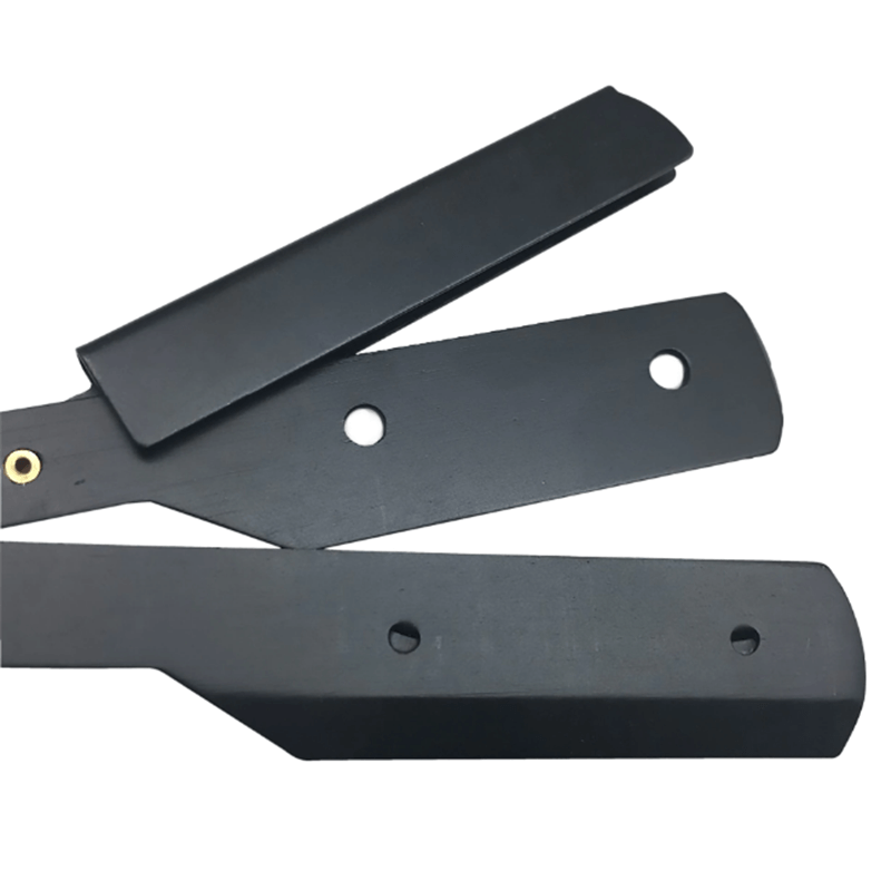 Ingrijire personala si Cosmetice - Aparate & accesorii ingrijire personala - Aparate de ras si tuns - Aparate de ras clasice - Brici profesional pentru barbierit si ras capilar, brici din otel inoxidabil, lungime 14 cm, negru - Infinity.ro