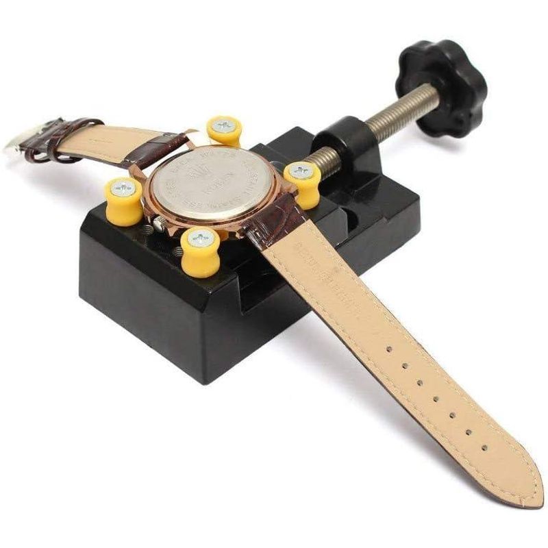 Casa si Gradina - Constructii - Scule electrice si accesorii - Menghine si cleme fixare - Set mini menghina, Aluminiu/Plastic, 53 mm, Negru/Galben - Infinity.ro